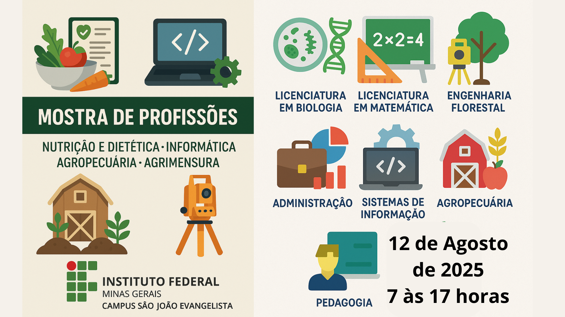 Foto de Mostra de Profissões - Cursos Técnicos e Superiores do IFMG - Campus São João Evangelista - 2025