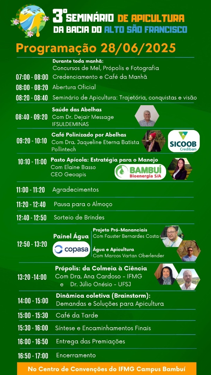 Foto de Terceiro Seminário de Apicultura do Alto São Francisco