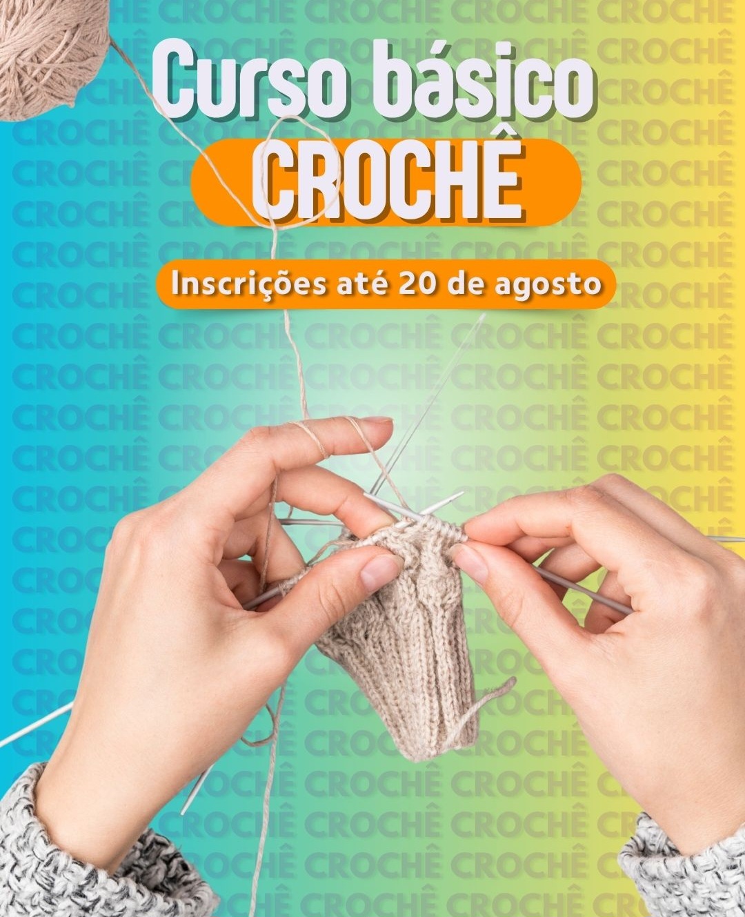 Foto de Curso de Crochê Básico