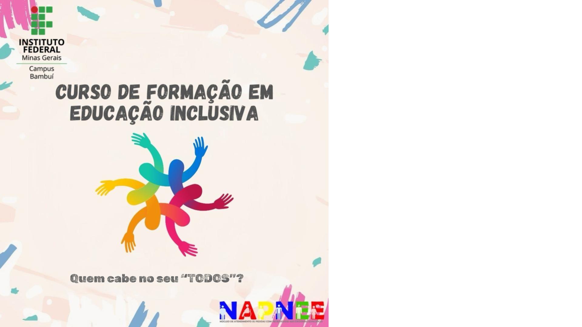 Foto de Quem cabe no seu “TODOS”? Curso de formação em Educação Inclusiva