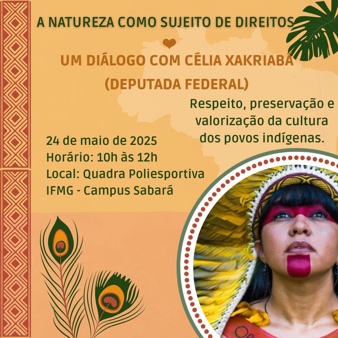 Foto de A Natureza como sujeito de direitos - um diálogo com Deputada Federal Célia Xakriabá