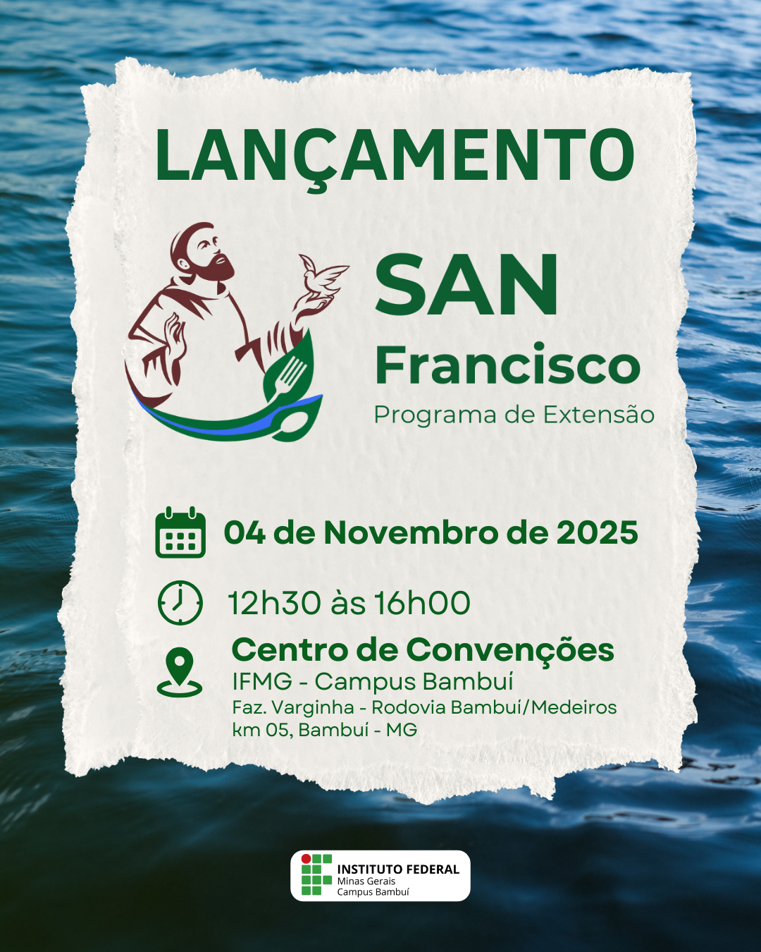 Foto de Lançamento do Programa de Extensão SAN Francisco